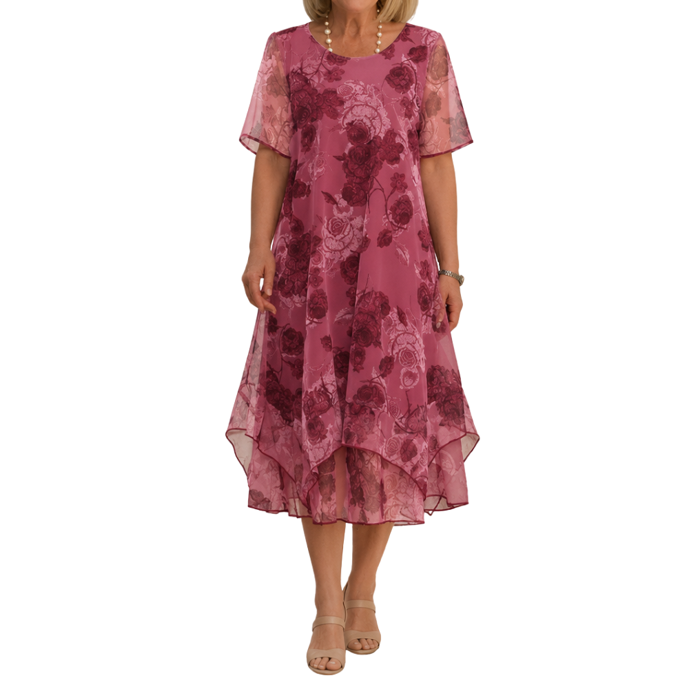 MARGOT | ELEGANT COMFORT PLEATED DRESS