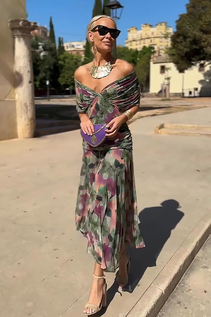 AURELIA™ – Elegant Flowing Maxi Dress