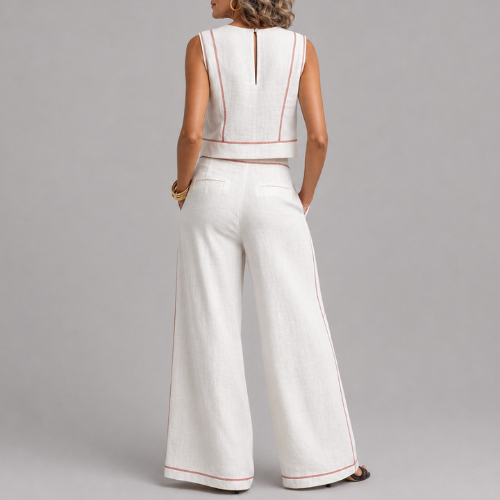 Harper | Linen Contrast Set