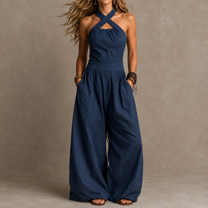 Vivienne | Elegant Wide-Leg Jumpsuit