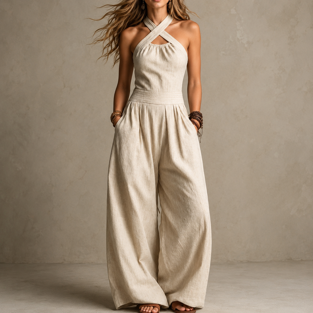 Vivienne | Elegant Wide-Leg Jumpsuit
