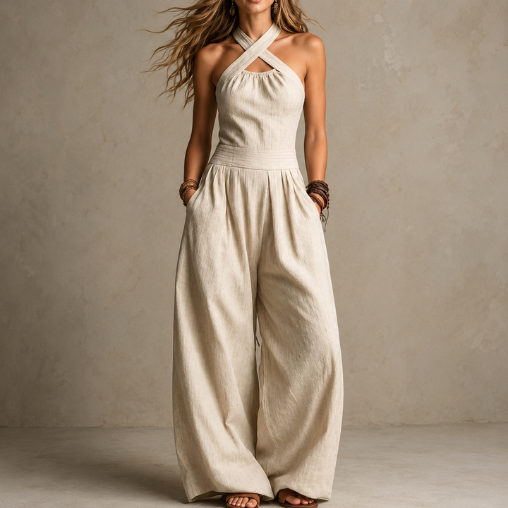 Vivienne | Elegant Wide-Leg Jumpsuit