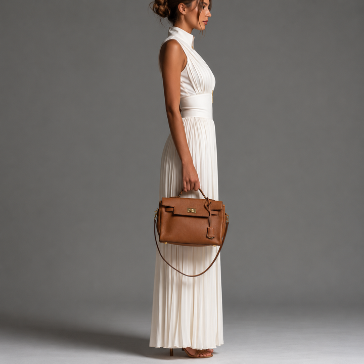 ESSENTIEL Floral Pleated Chiffon Jumpsuit