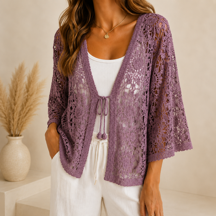 Elora Crochet Cardigan