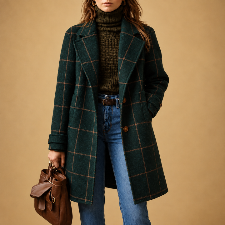 Bethany | Plaid Coat