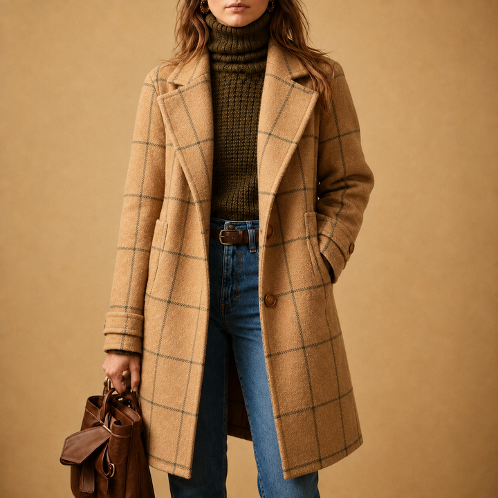 Bethany | Plaid Coat