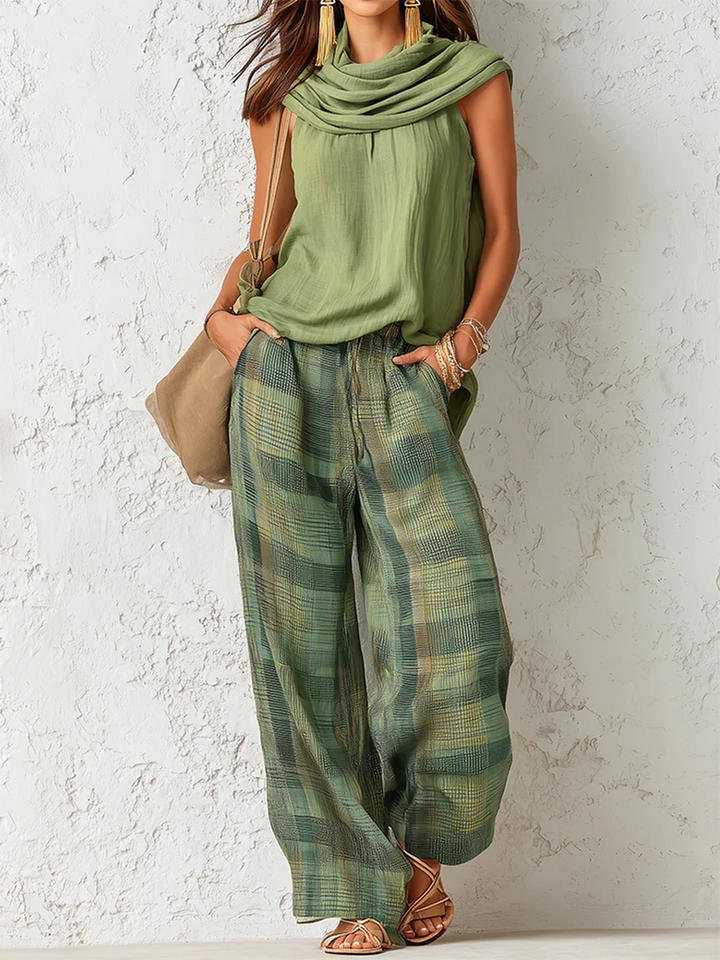 Noor | Easy Wide-Leg Two Piece Set